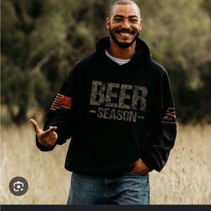 Grunt Style Black Beer Season Hoodie Sweatshirt